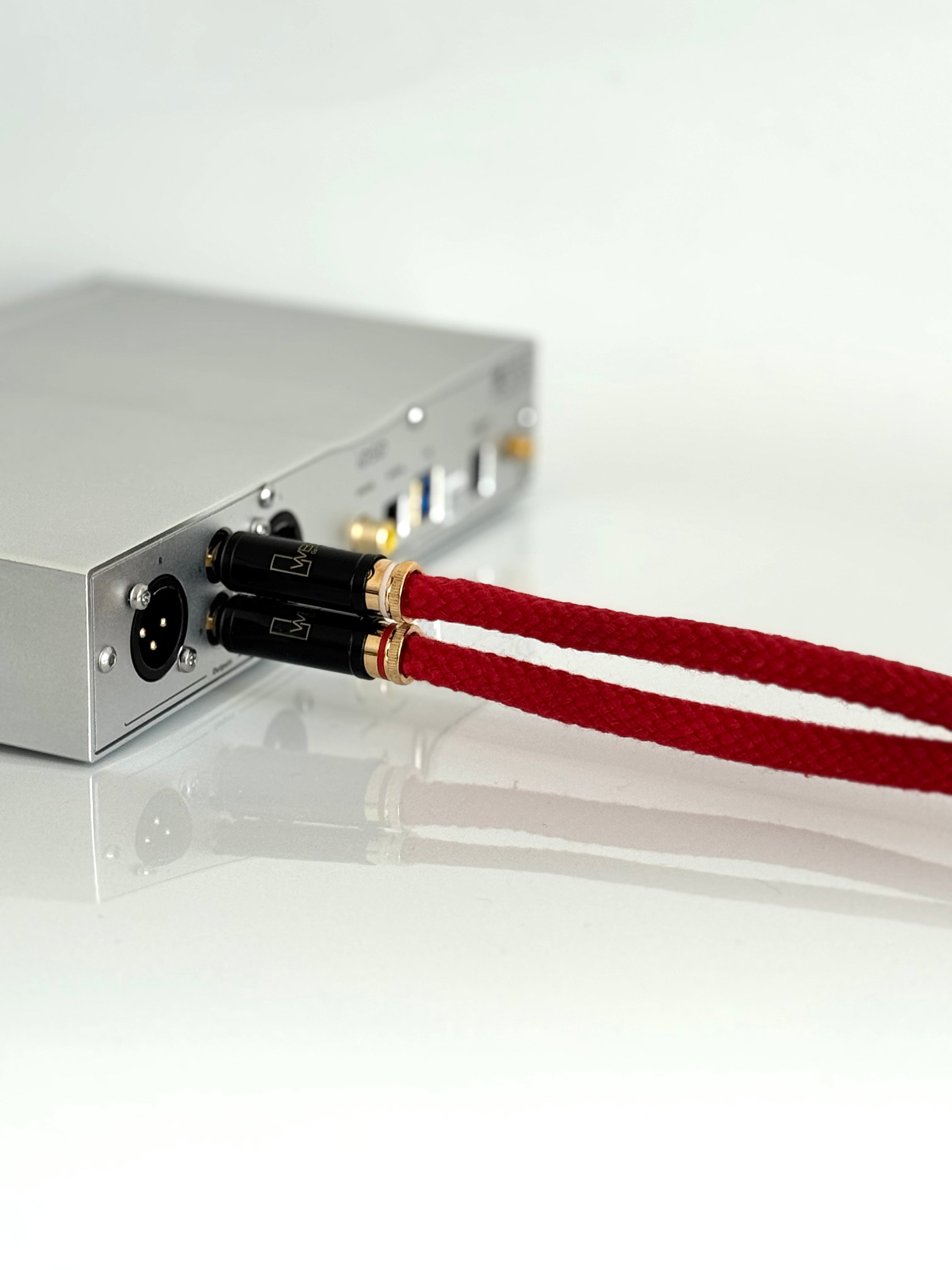 Pure Silver RCA Interconnect Cable